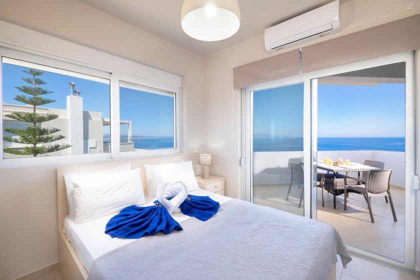Seaview Apartment, Chania (Byen), bedroom 1a
