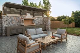 Villa Enny, Alikianos, barbecue corner 1