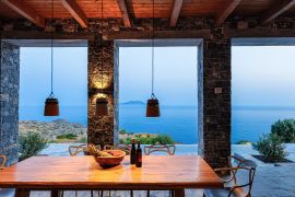 Lagremha Villa, Agios Pavlos, outdoor dining area 2