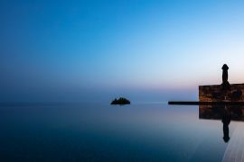 Lagremha Villa, Agios Pavlos, villa night view 4