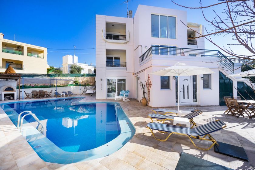 Wonderful Villa, Agios Onoufrios, pool area 7a