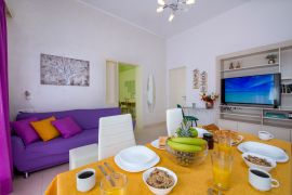 Erontas Apartment, Paleochora, living room area 1a