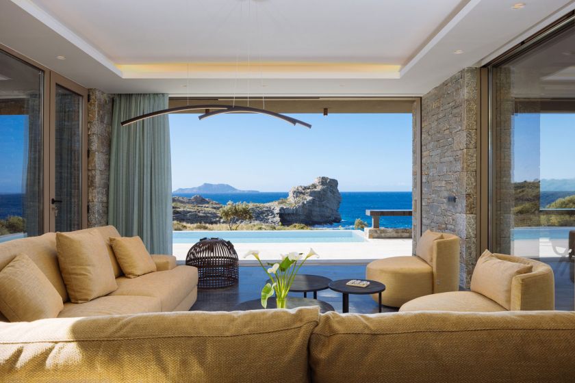 Villa SeaCrete, Άγιος Παύλος, living room 1a