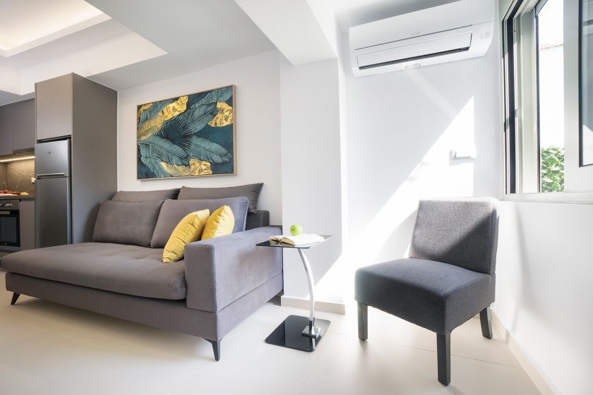 Kappa Apartment, Città della Canea, living room area 2