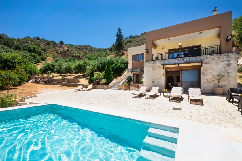 Villa Leon, Tsikalaria, private pool 1