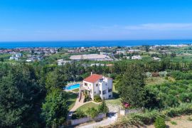 Villa Afroditi, Platanias, aerial villa view 1