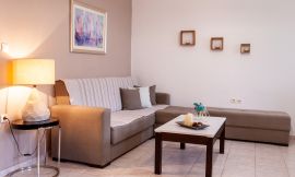 Aptera Beach Apartment, Chrissi Akti, living room 1a