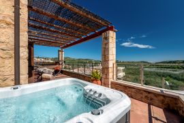 Villa Kamara, Колимварион, top floor terrace jacuzzi 2