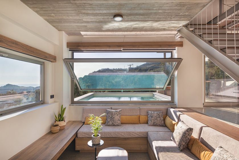 Villa Upscale, Plakias, living room area 1
