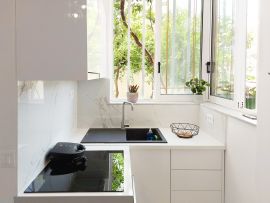 Amaryllis Apartment, Chania, kitchen 1a