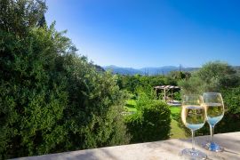 Nature Heaven Villa, Ταυρωνίτης, bedroom 1 garden view