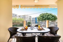 Elena Apartment, Chania, outdoor dining table 1