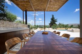 Elithos Villa, Vryses, outdoor kitchen 1c