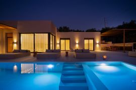 Elithos Villa, Vryses, elithos villa night 2