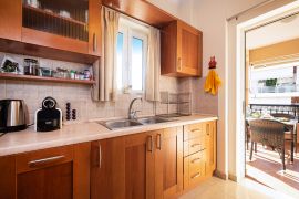 Olivia Apartment, Chania town, kitchen-with-balcony-1a
