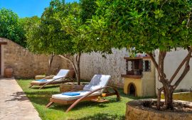 Villa Manolis, Asteri, garden area 1b