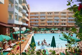 Bio Suites Hotel, Rethymnon town, hotel-pool view